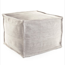 Load image into Gallery viewer, light grey puff on the white background
