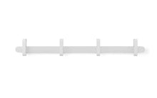 Load image into Gallery viewer, full photo of the white coat hanger on a white background
