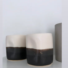 Load image into Gallery viewer, White and brown Alex Marshall tumbler on a shelf
