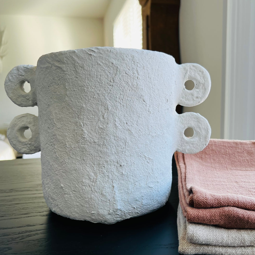 Serax Pot Marie Paper-Mache Vase - 4 loop (Earth)