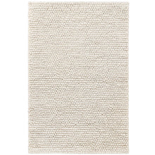 Load image into Gallery viewer, ivory woven rug on a white floor
