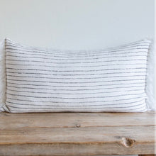 Load image into Gallery viewer, Free Stripe Fringed Lumbar Pillow
