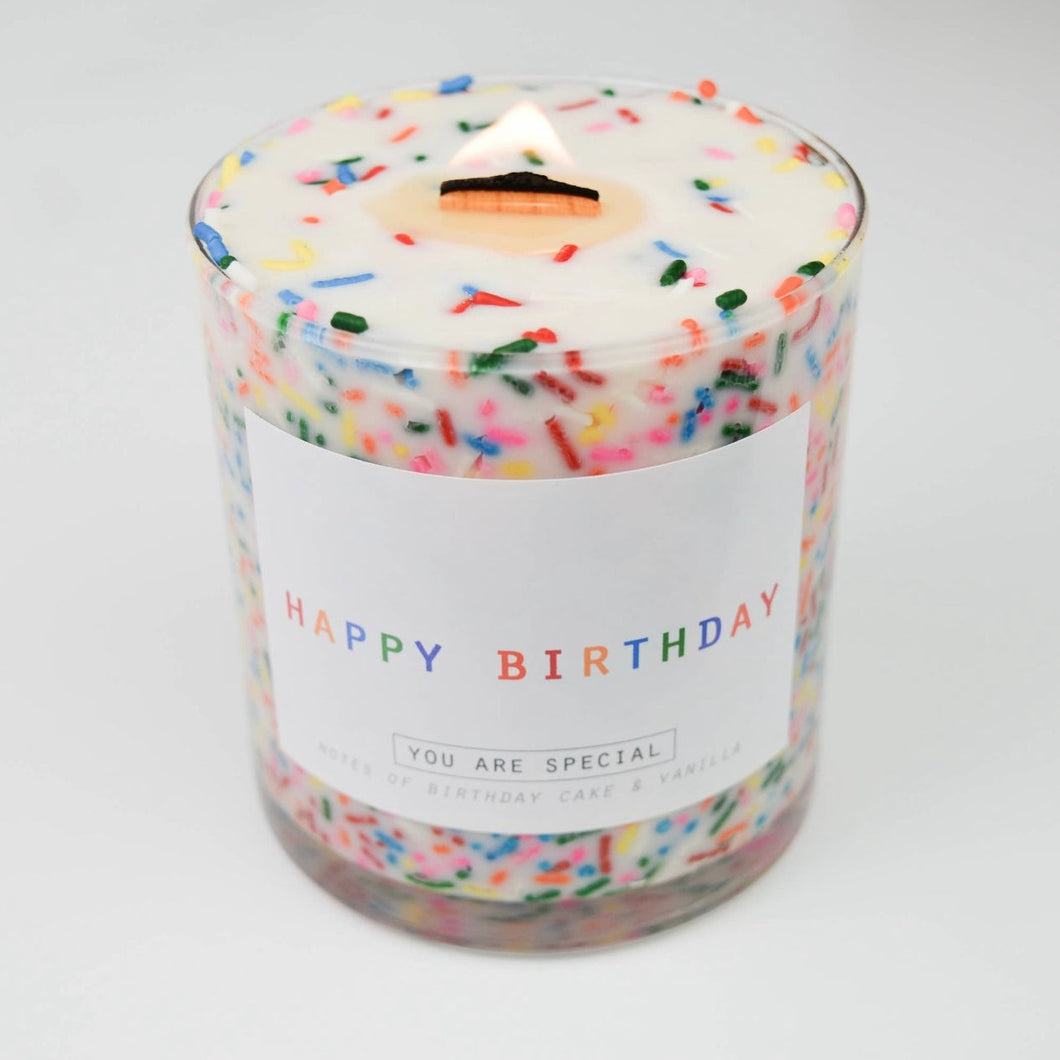 Soy Birthday Cake Candle