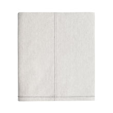 Load image into Gallery viewer, oatmeal coverlet folded into a square on a white background
