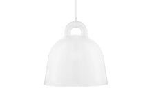 Load image into Gallery viewer, White Normann Copenhagen bell light in a white space
