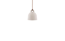 Load image into Gallery viewer, Small cream Normann Copenhagen bell light in a white space
