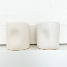 Load image into Gallery viewer, Matte white Alex Marshall tumbler on a white shelf
