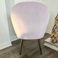 Load image into Gallery viewer, The Ace Chair in Pink Velvet
