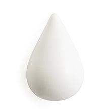 Load image into Gallery viewer, Teardrop shaped white hook.
